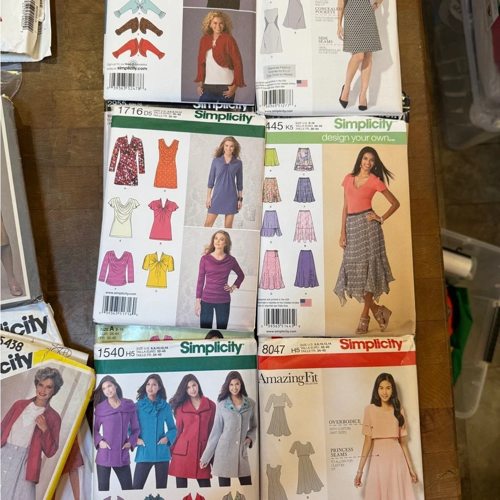 22 Vintage Simplicity Sewing Pattern Women’s Homemade Clothing - Picture 3 of 13